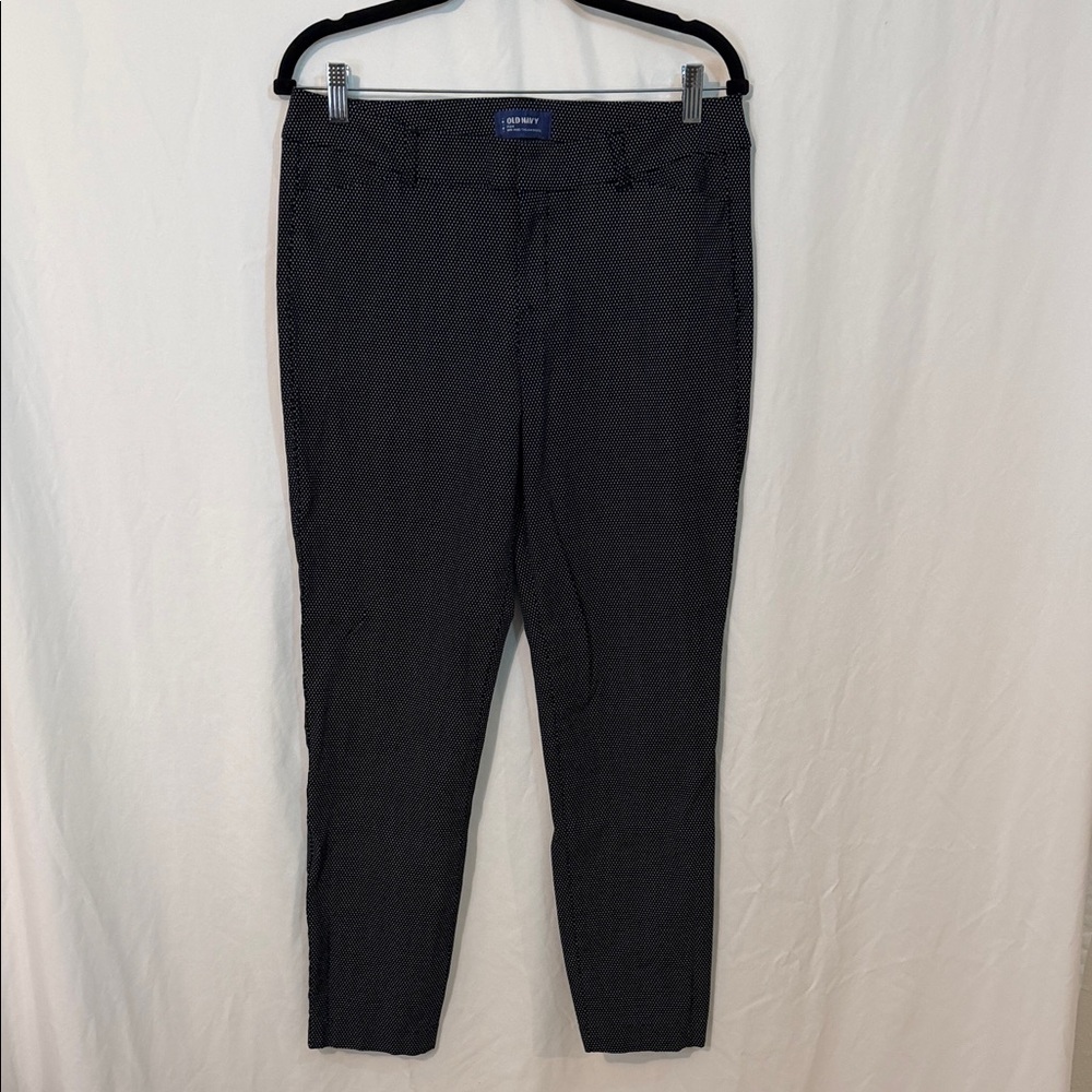 Old Navy Black and White Polka Dot Pants